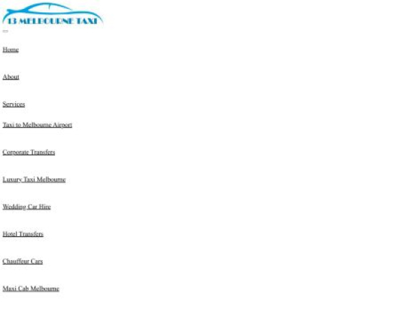 13melbournetaxi.com.au
