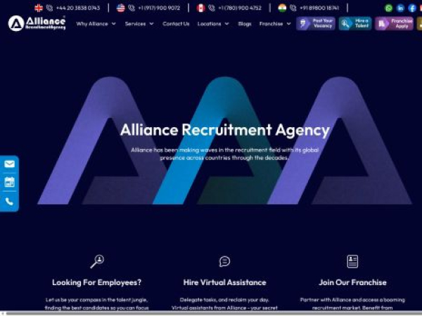 alliancerecruitmentagency.com