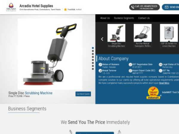 arcadiahotelsupplies.in