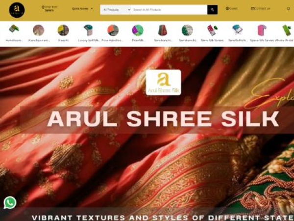arulshreesilk.com