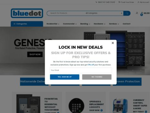 bluedotsafes.com