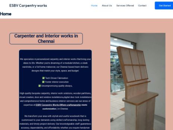 esbvcarpentryworks.com