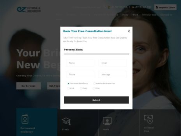 ezvisaimmigration.com