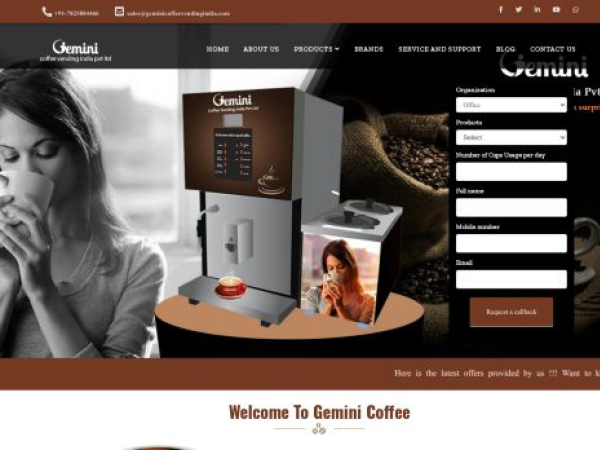 geminicoffeevendingindia.com