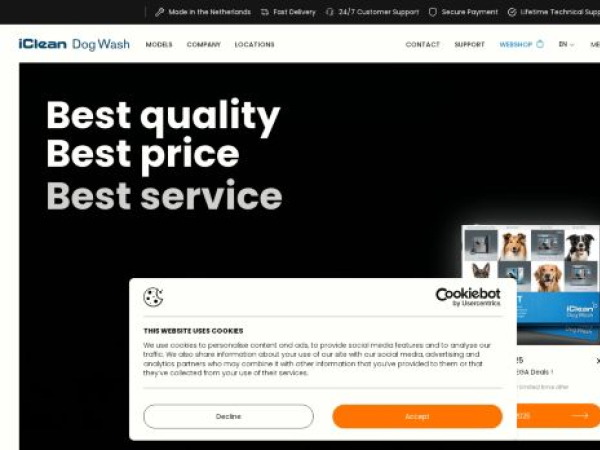 icleandogwash.com