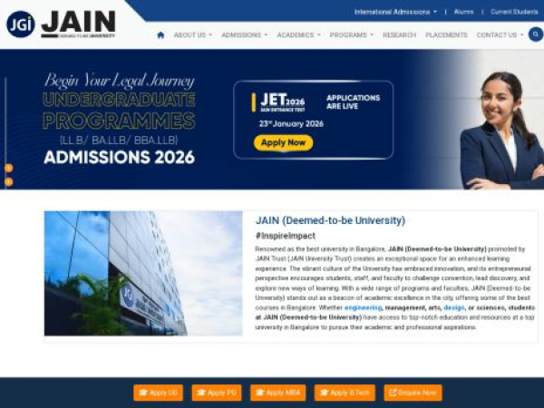 jainuniversity.ac.in