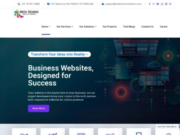 kritatechnosolutions.com