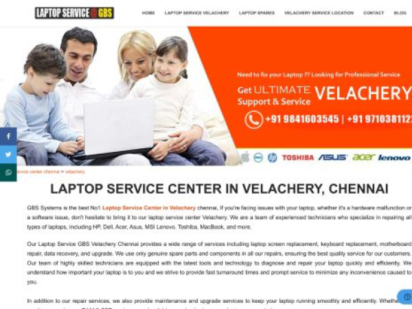 laptopservicecenterinvelachery.com