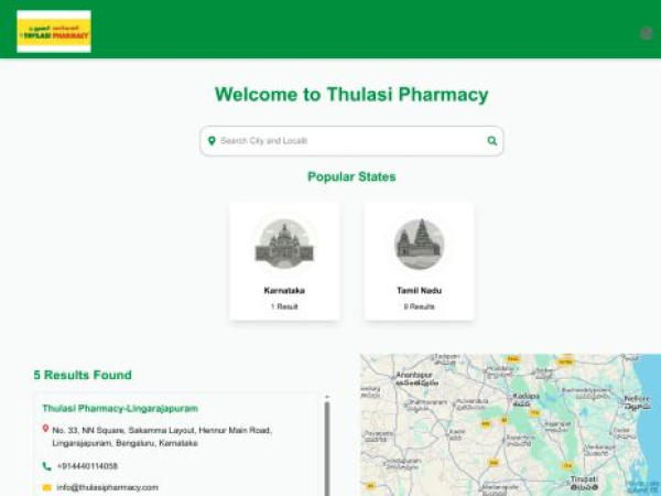 locate.thulasipharmacy.com