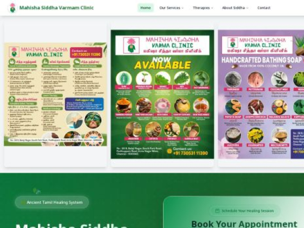 mahishasiddhavarmaclinic.com