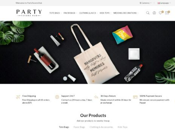 partyfavorshub.com