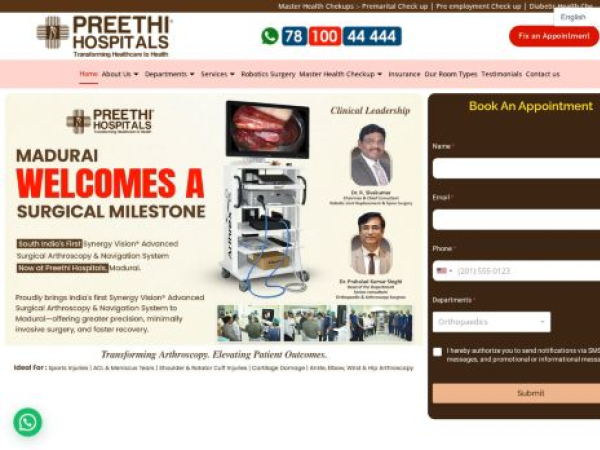 preethihospitals.com