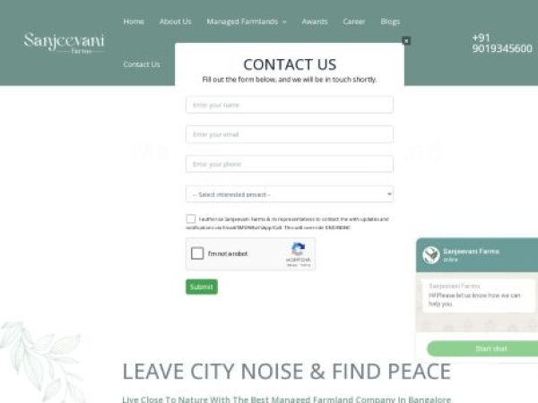 sanjeevanifarms.com