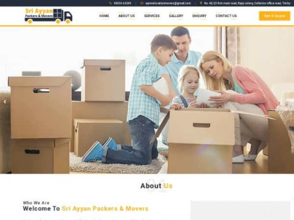 sriayyanpackersandmovers.com