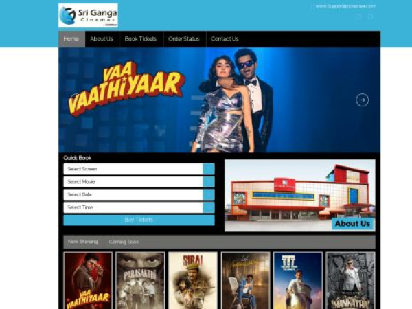 srigangacinemas.com