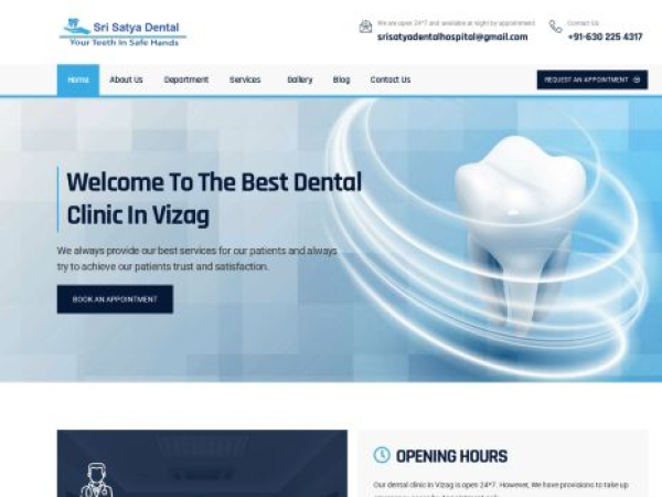 srisatyadentalhospital.in