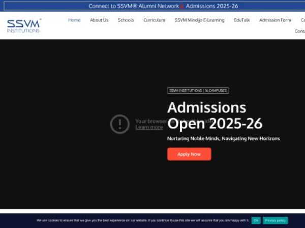 ssvminstitutions.ac.in