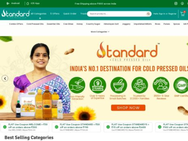 standardcoldpressedoil.com