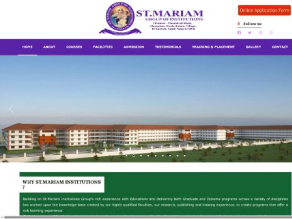 stmariamgroupofinstitutions.com