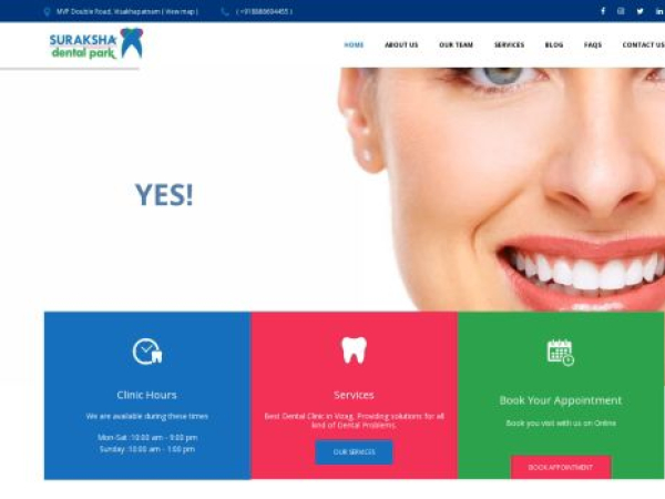 surakshadentalpark.com