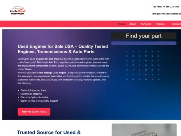 techheadautoparts.com