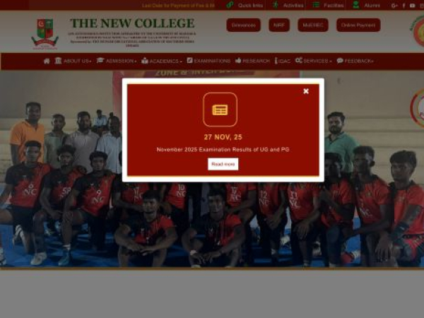 thenewcollege.edu.in