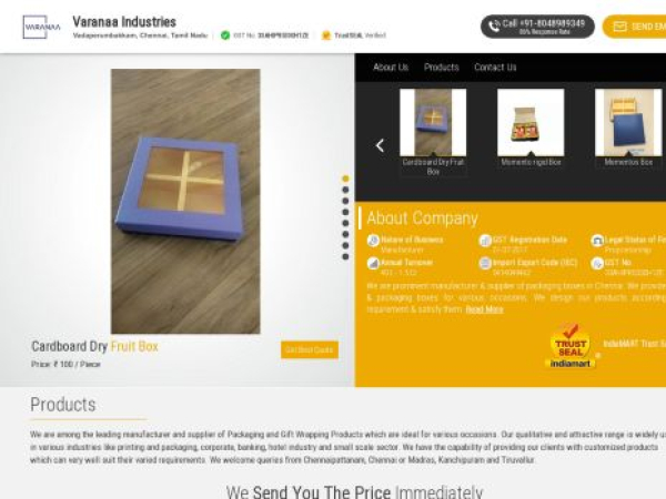 varanaaindustries.com