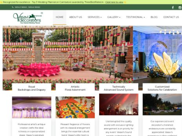 vasavidecorations.com